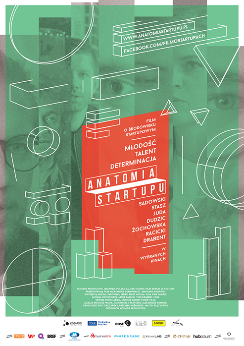 Plakat Anatomia startupu