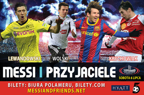Messi and Friends 2013 without Polish football players – Link to Poland